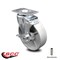 Service Caster 5 Inch Semi Steel Wheel Swivel Top Plate Caster with Brake SCC-20S514-SSS-TLB - alternate 3